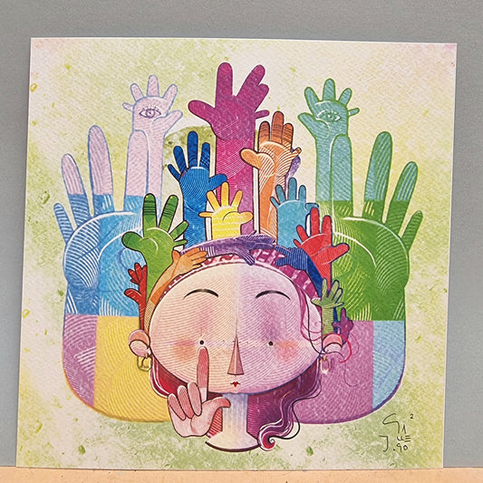 cuadradito Manos arriba