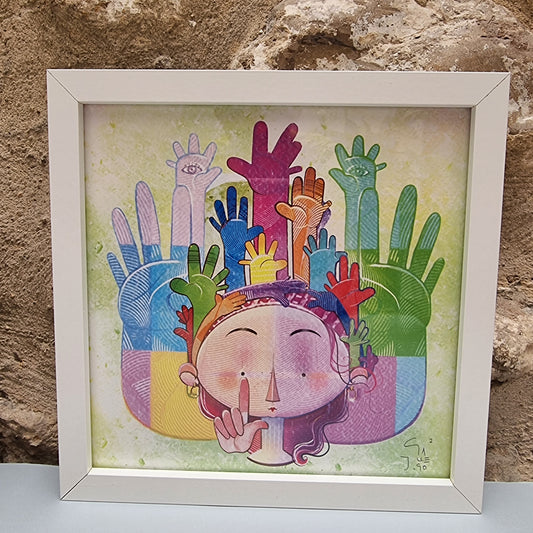 cuadradito Manos arriba