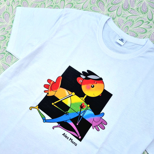 Camiseta Chico arcoíris