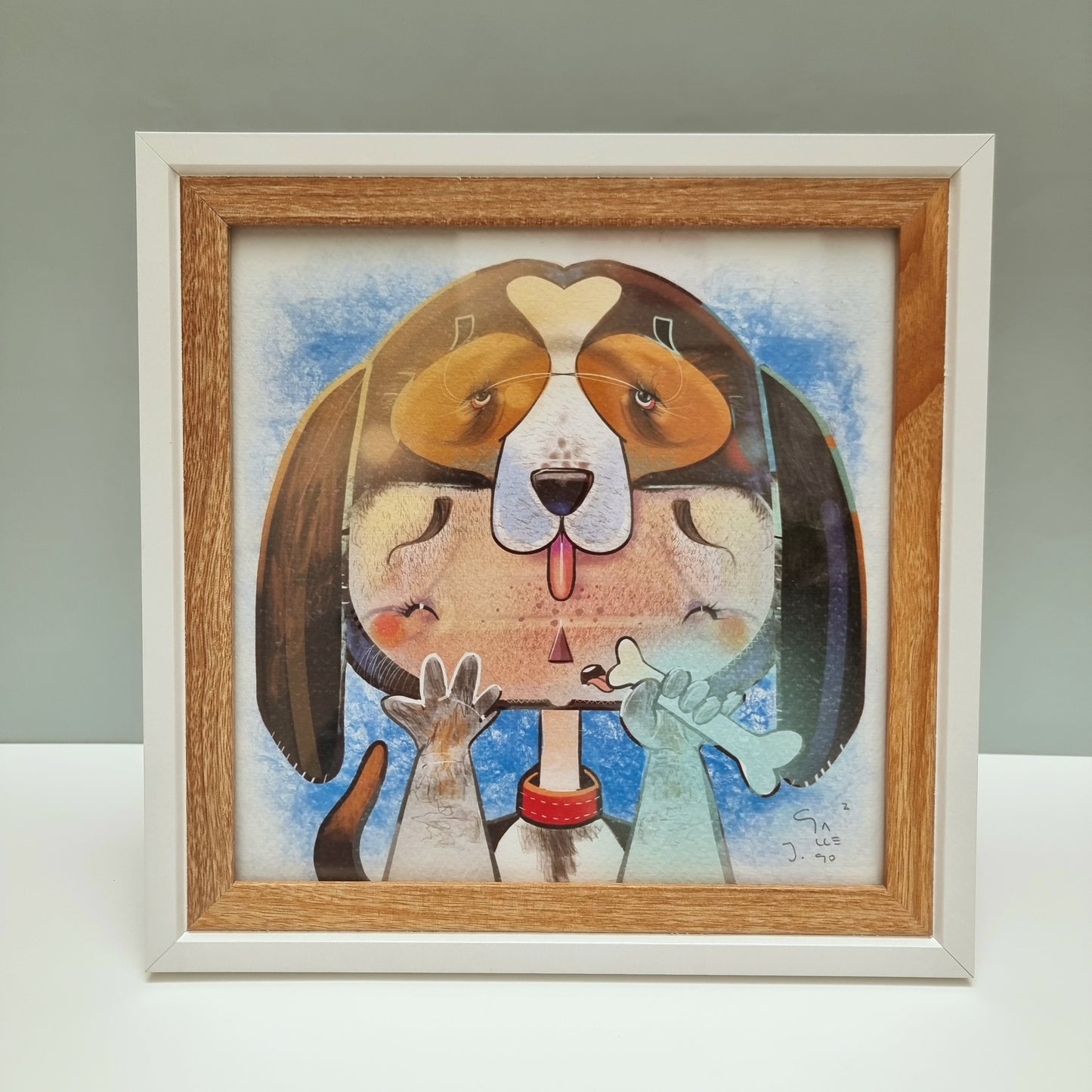 cuadradito perro