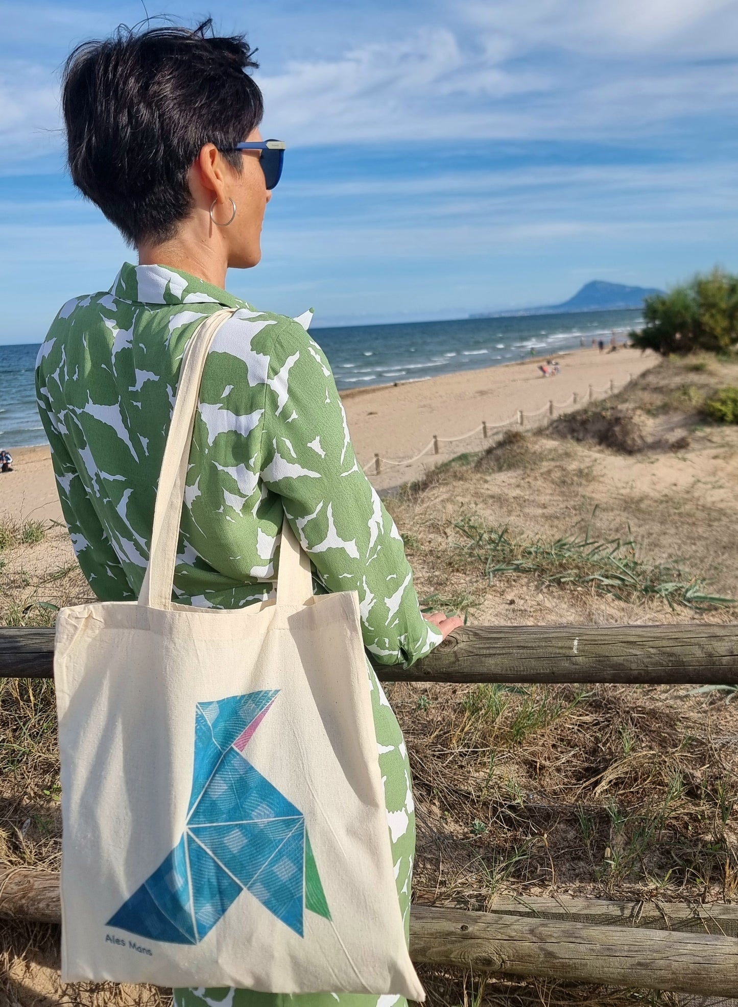 Bolsa Pajarita turquesa