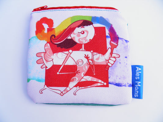 Monedero Chica arcoíris