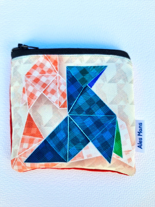 Monedero Pajarita verde