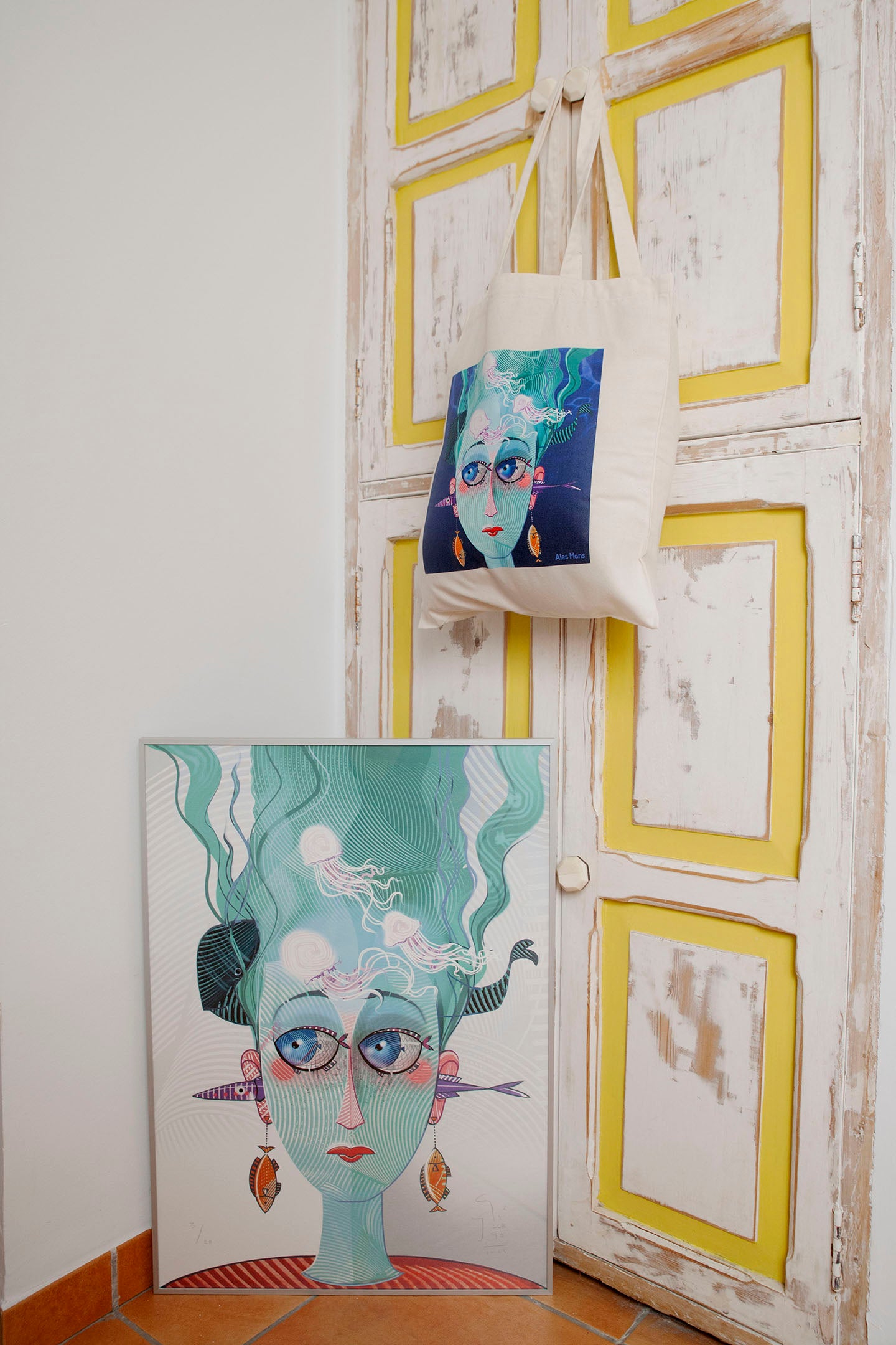 BOLSA MARINA SURREAL