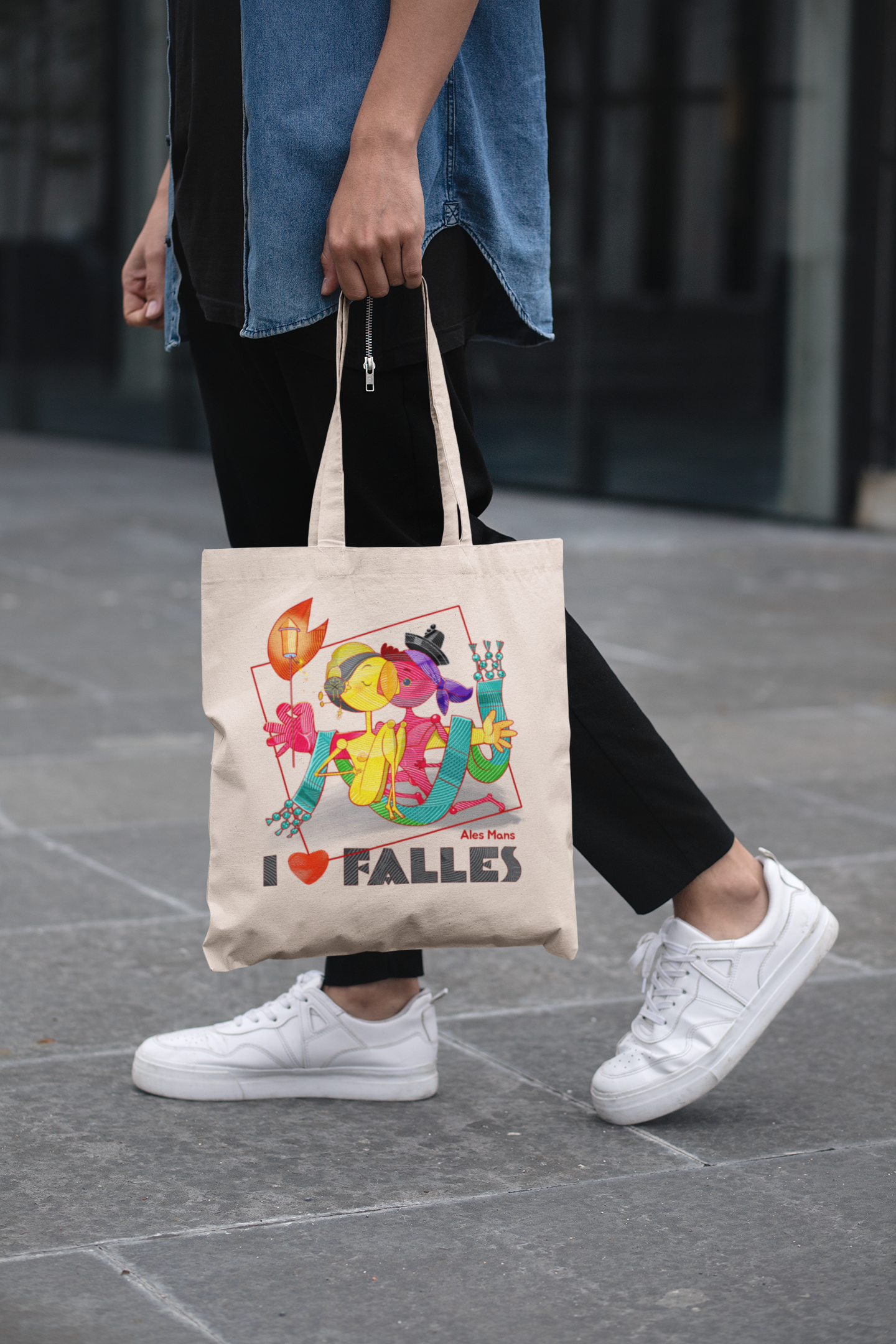 Bolsa I LOVE FALLES