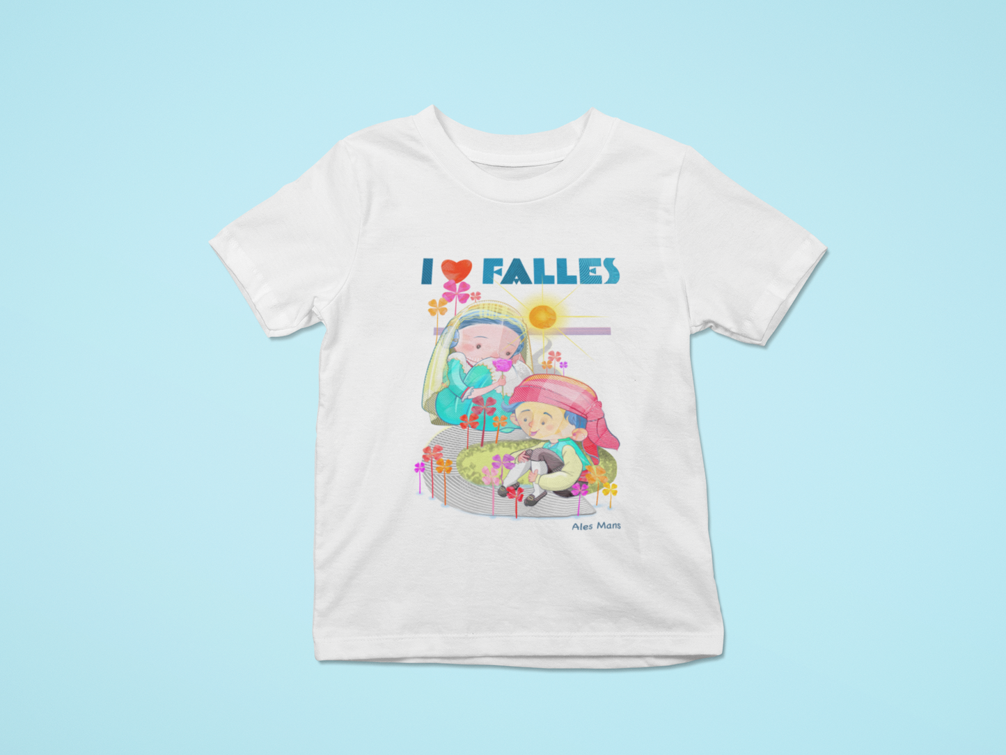 Camiseta I love Falles infantil