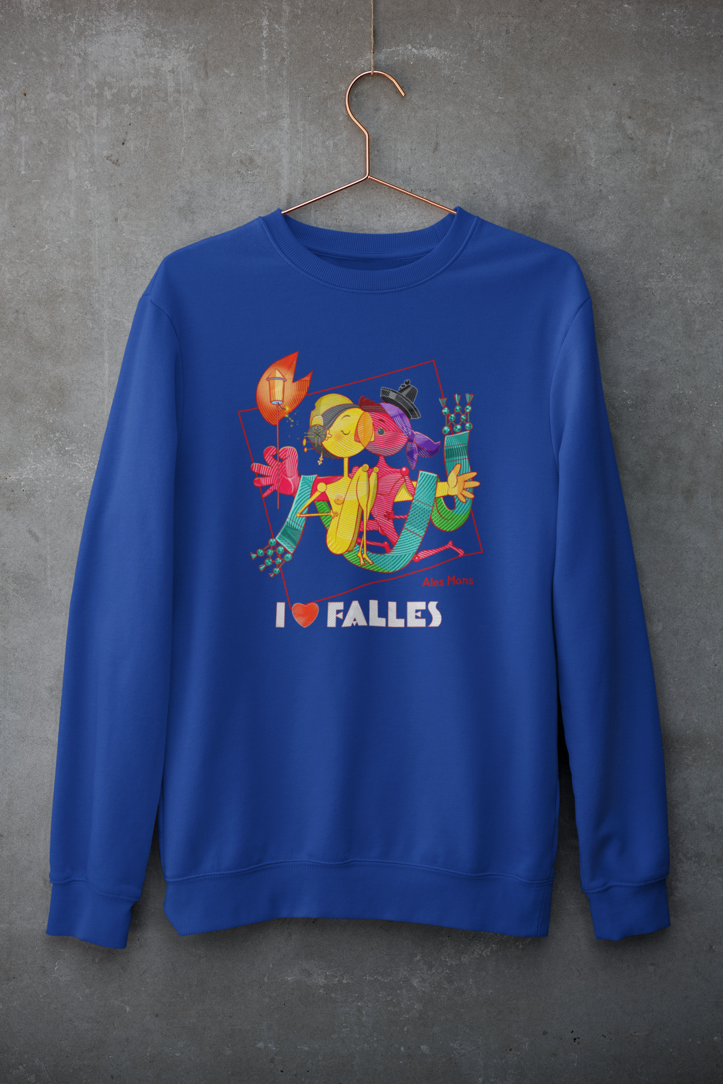 Sudadera I LOVE FALLES
