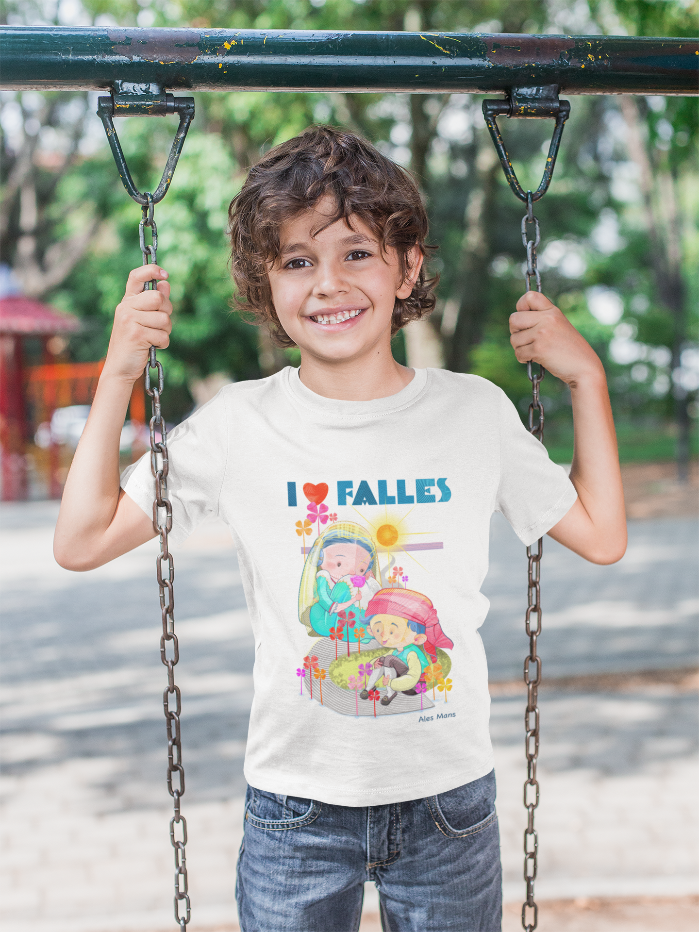 Camiseta I love Falles infantil