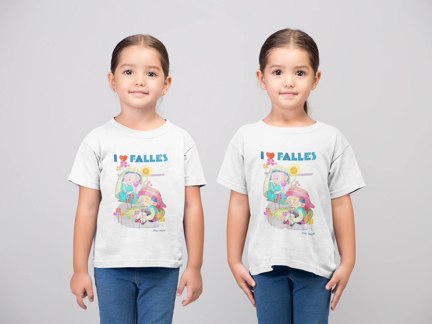 Camiseta I love Falles infantil