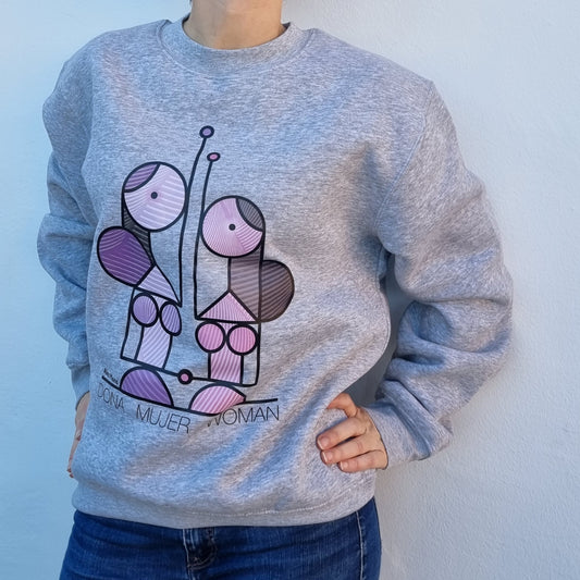 Sudadera Dones gris