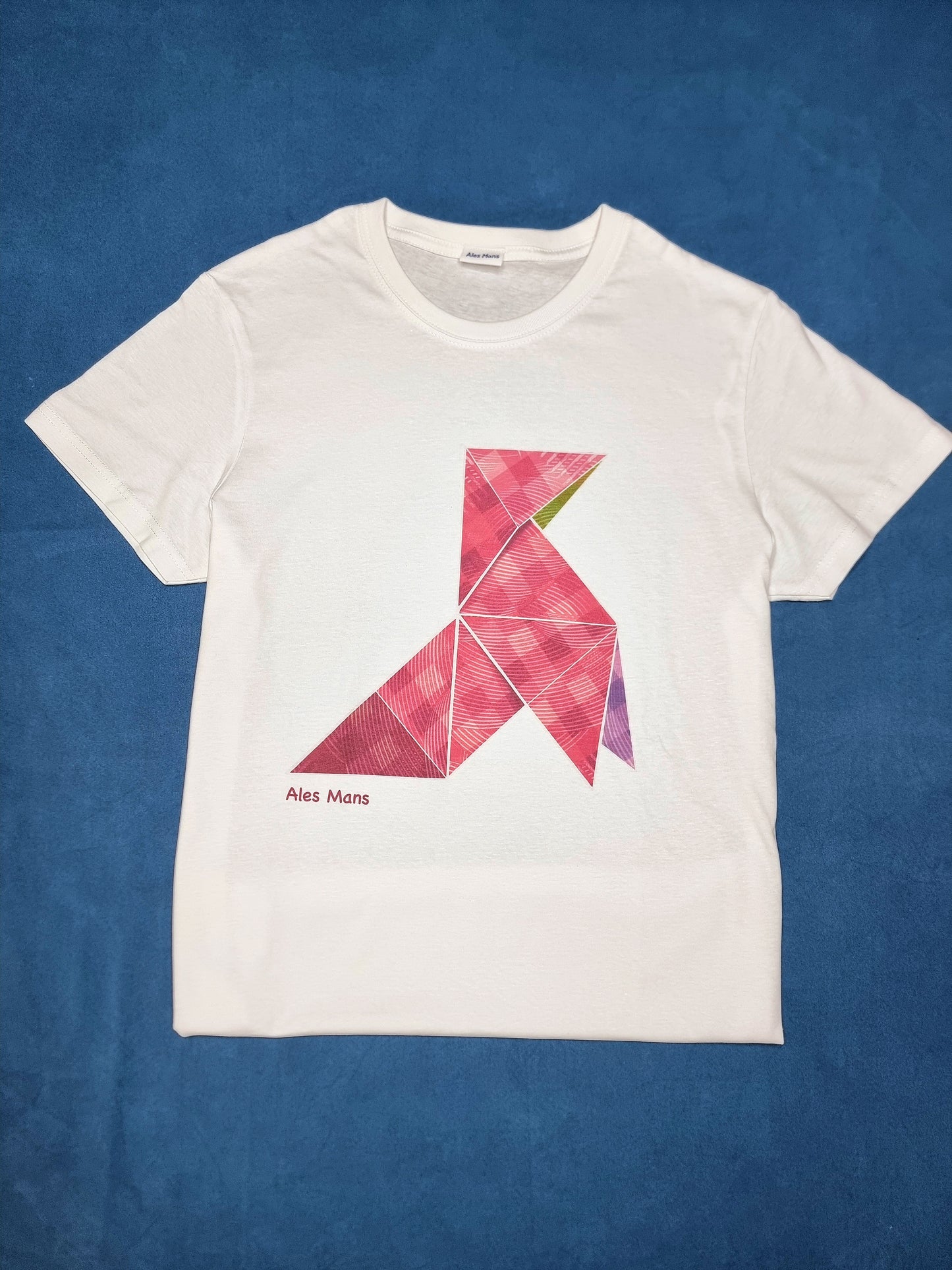 Camiseta infantil  Pajarita magenta