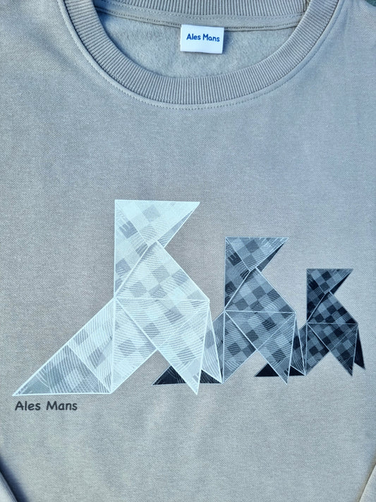 Sudadera Trío de Pajaritas neutras