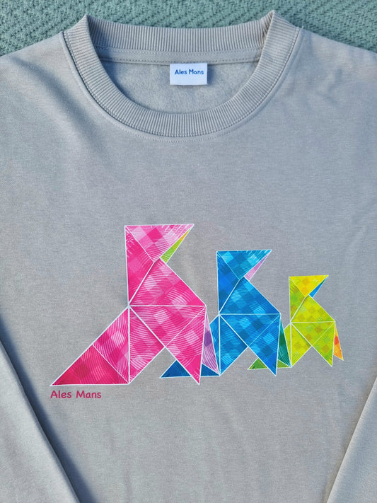 Sudadera infantil Trío de pajaritas