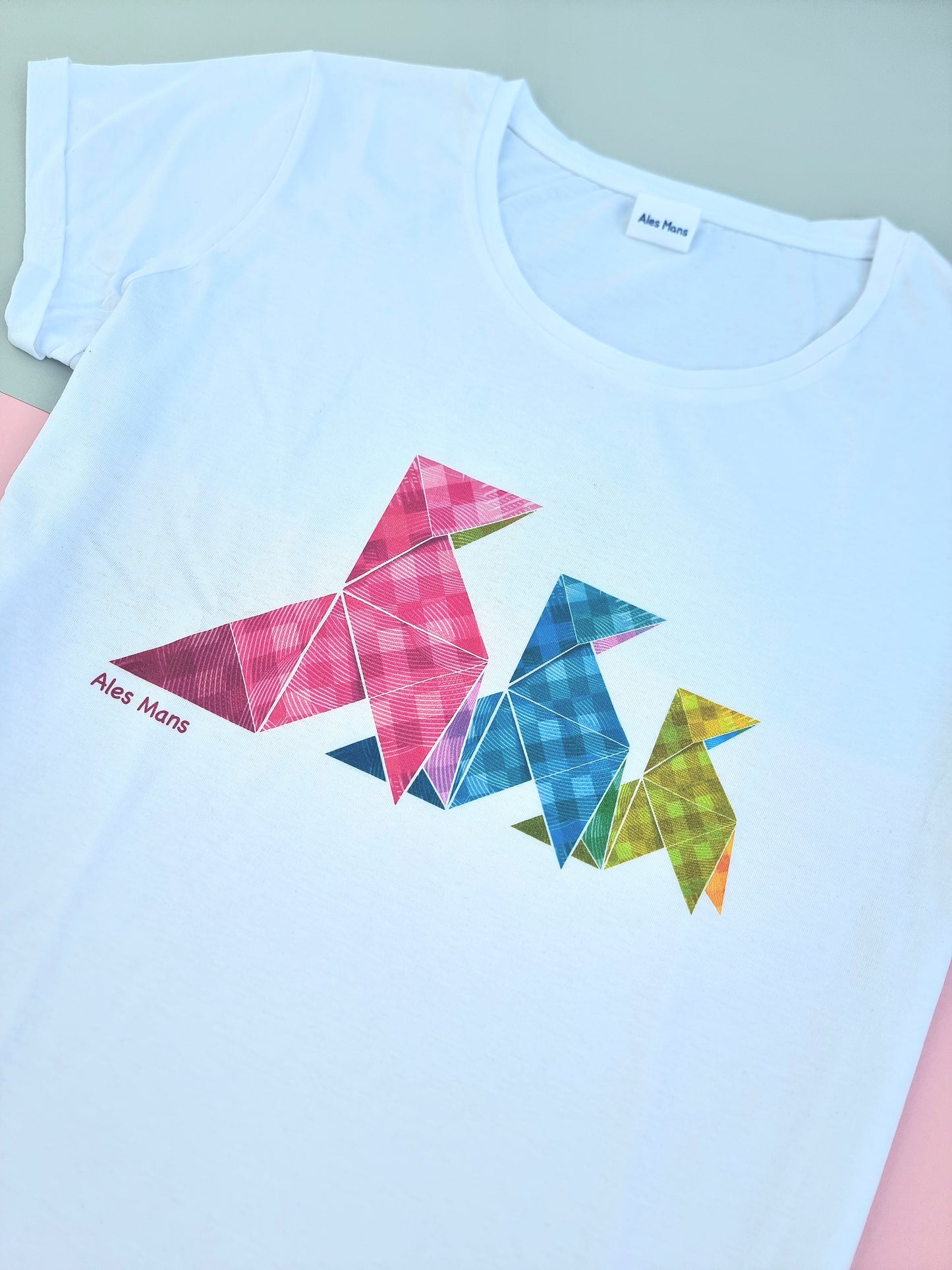 Camiseta mujer  Trío de Pajaritas