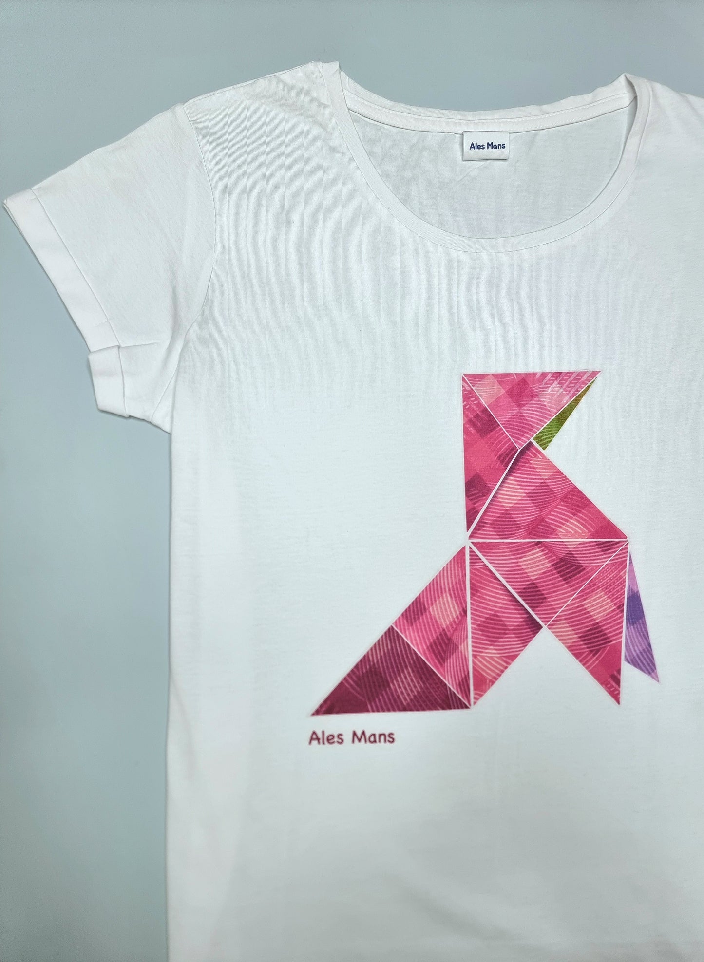 Camiseta mujer Pajarita Magenta