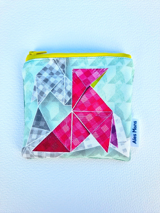 Monedero Pajarita magenta