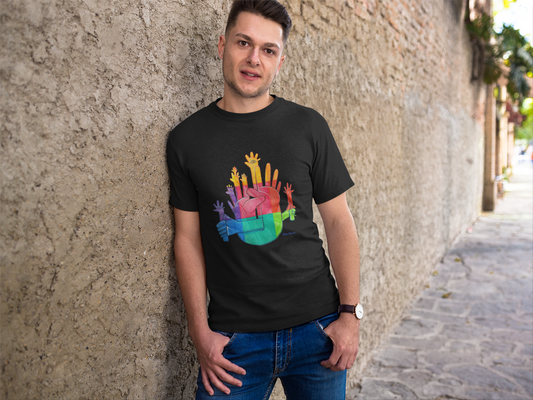 Camiseta Manos unisex
