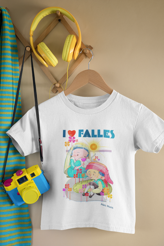 Camiseta I love Falles infantil